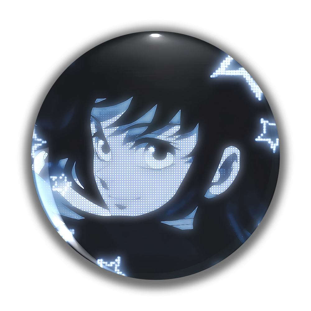 TEMU Of Casual Anime Cartoon Badge, A Stylish Brooch For Men, Unisex Round Pin, A Gorgeous And Elegant Small Gift, Perfect Accessory For Clothing,