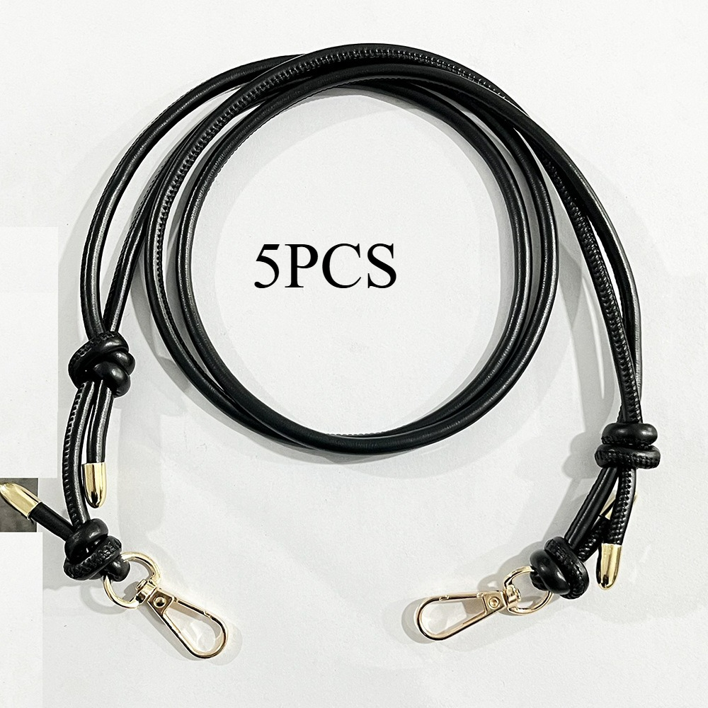 TEMU Lot de 5 bandoulières réglables pour femme en cuir PU - Accessoires de sangle d'épaule et bandoulière à soi- avec longueur réglable, compatibles