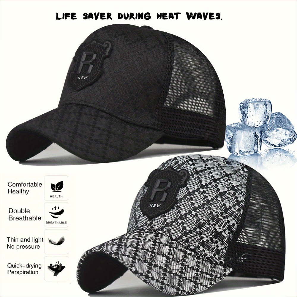 Gorra De Béisbol SKPAT Para Hombre - Estilo Moderno Y Transpirable, Ajustable, Ideal Para Verano, Tipo Trucker O Casual