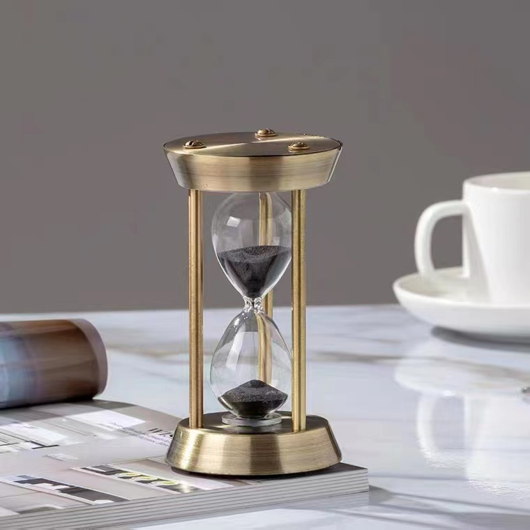 temporizador de   elegante de   em estilo bronze - ferramenta de gerenciamento de tempo em vidro e metal vintage, não   de pilhas, perfeito  , decoração de casa e presentes   para festas e aniversários, ferramenta   do spa | temporizador vintage | construção em vidro de qualidade, decoração com temporizador detalhes 5