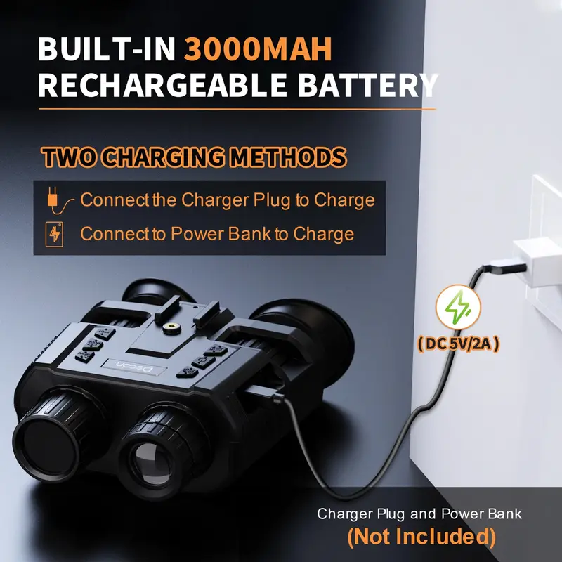 How to Charge Rechargeable Tactical Binoculars? Easy Step-by-Step Guide