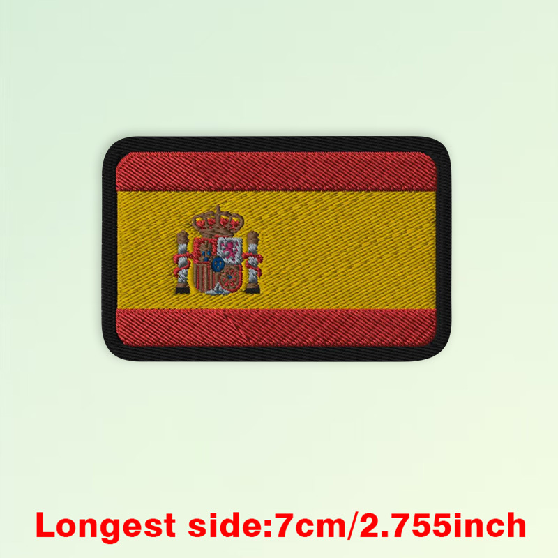 TEMU Pegatinas con Parche de de España - Nuestros pegatinas de transferencia de son adecuadas para como ropa, sombreros, bolsos de lona, cojines,