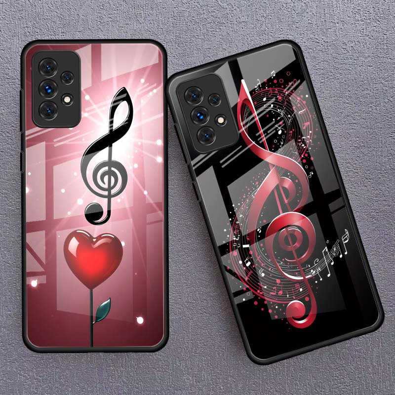 

Music For A04 A05 A04e A05s A06 A13 A14 A16 A24 A25 A34 A35 A54 A55 A73 4g Tempered Glass Cover Phone Case