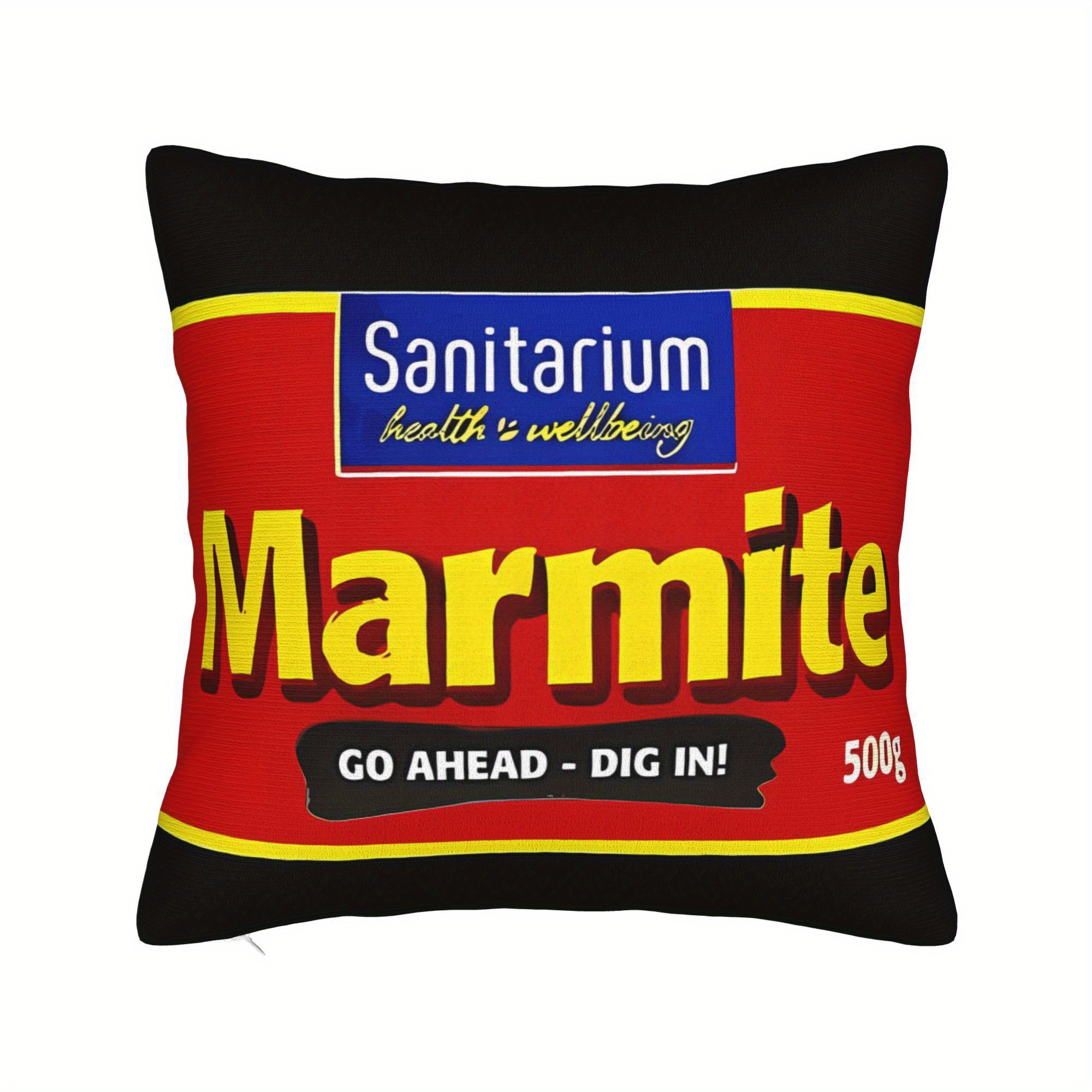 TEMU Pillowcase Cushion With Canned Sauce Design