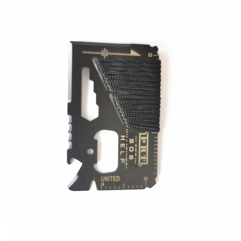 2pcs Portable Multi-Functional Survival Tool Card