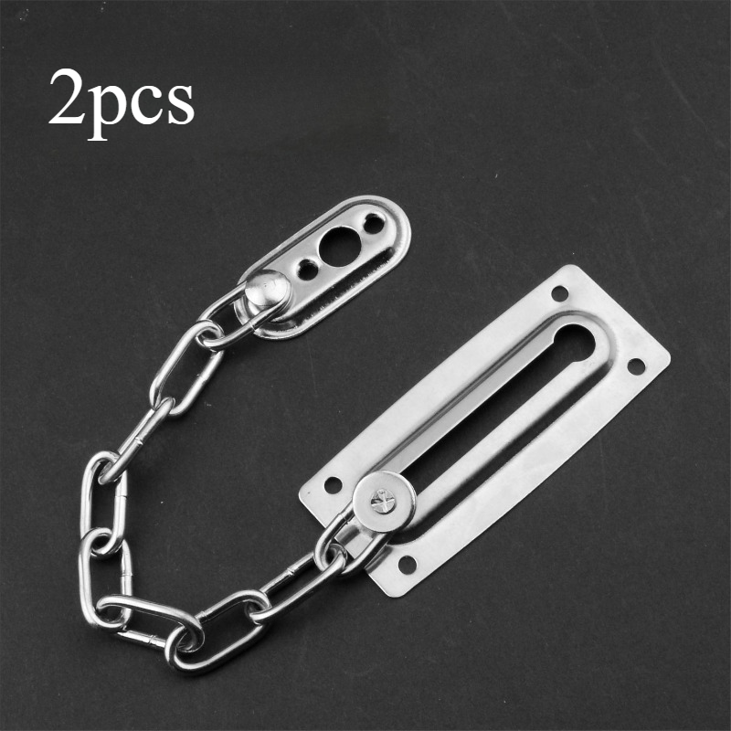 TEMU Door Chain Lock Guard, Safety Catch Restrictor, Security Slide, Front Door Latch Chain And Catch Security Door Chain