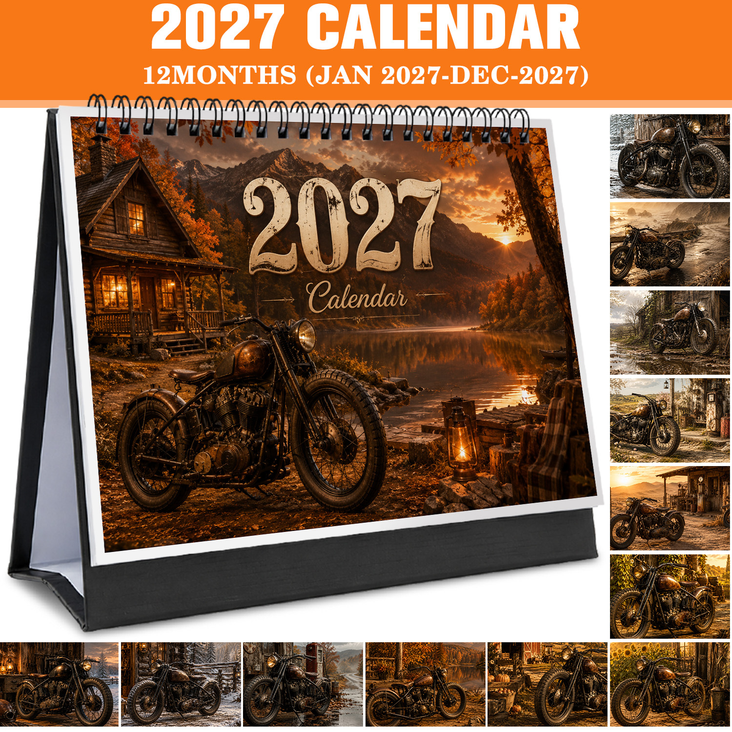 retro calendar - United Kingdom
