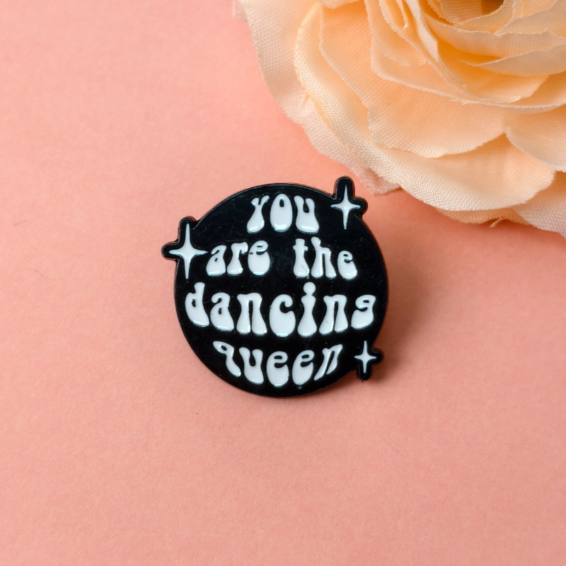 TEMU 1pc "you Are The " Fun Brooch A Vibrant And Touch To Jewelry For Clothing Bags Hats Ideal Gift For Dance Enthusiasts