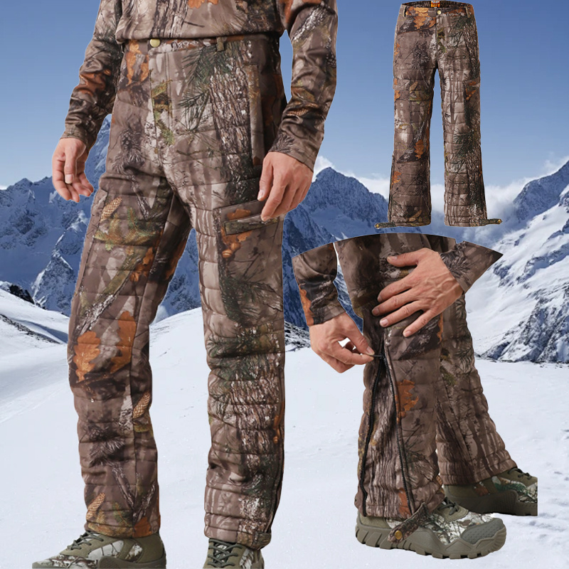   thick hunting camouflage accessory hunting camouflage pants made of 600d polyester extra thick and warm suitable for hunting camping and other outdoor activities   for hunters