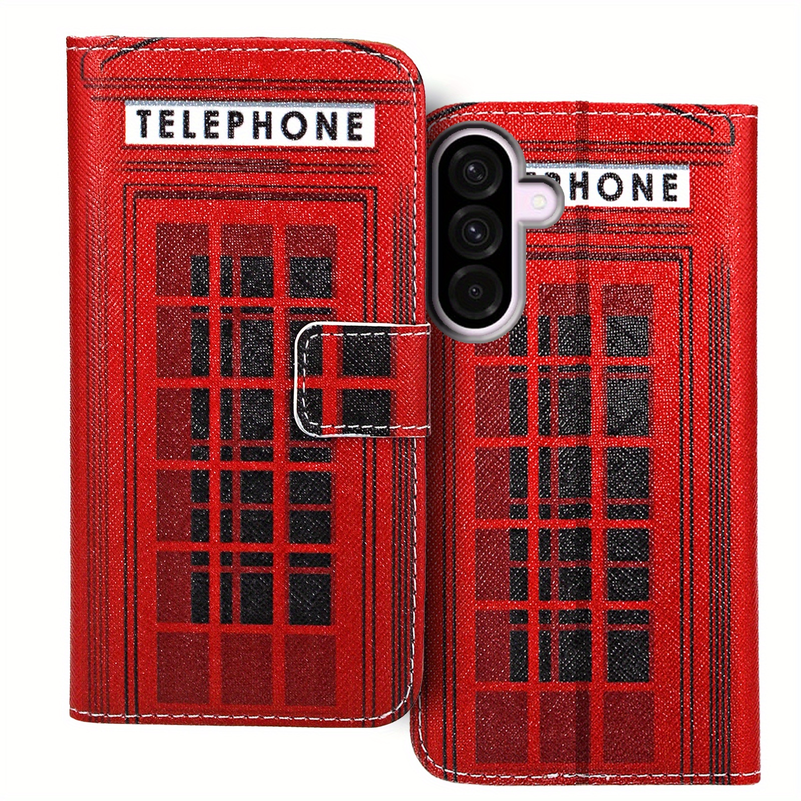 E-shop Handyhülle für Galaxy A56 5G – PU-Leder-Telefonzelle mit Kickstand, Kartenfach, Geldbörsen-Flip-Schutzhülle
