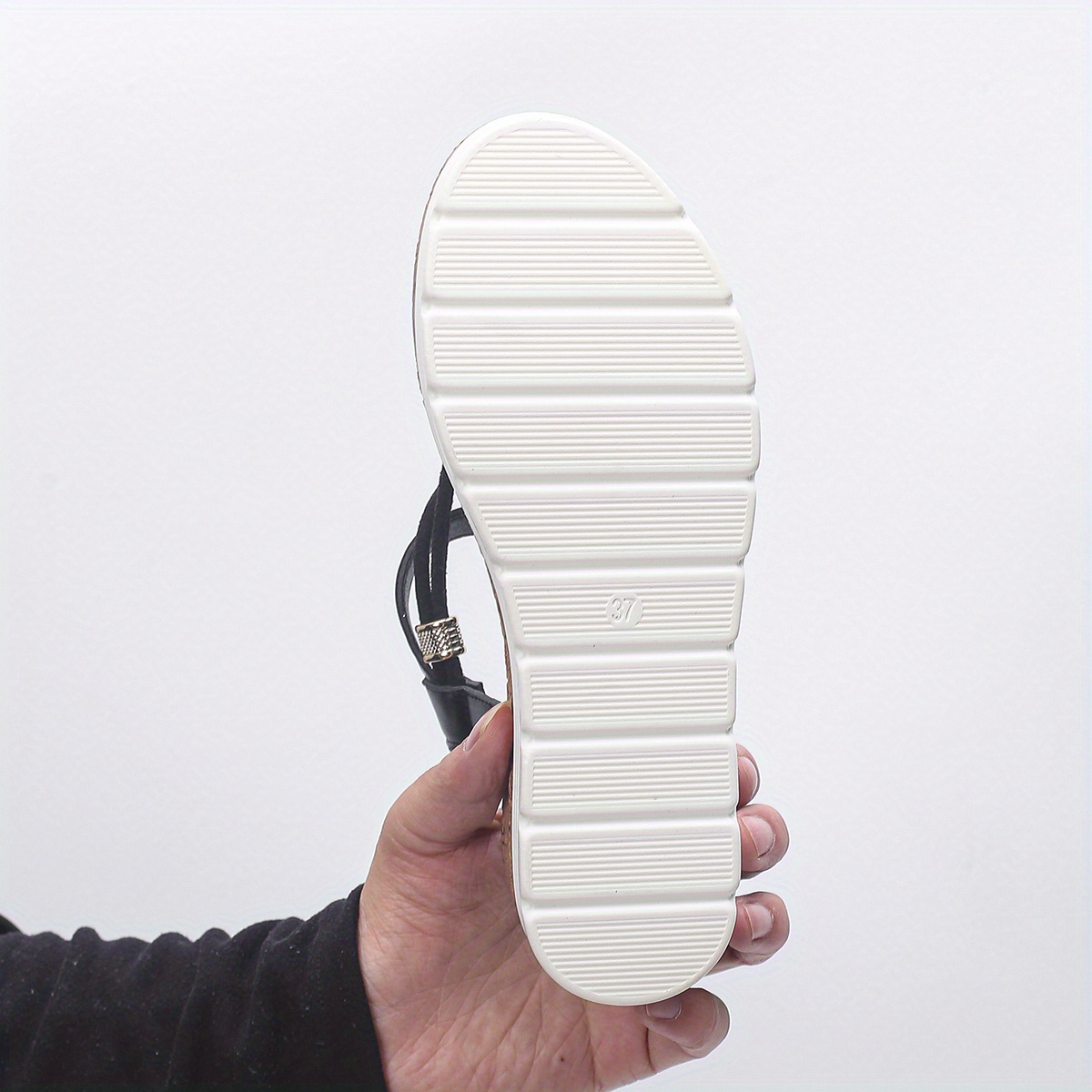 new summer womens sandals with thick soles and open toes   casual wear stylish and versatile for dresses ideal for the beach Product details 9