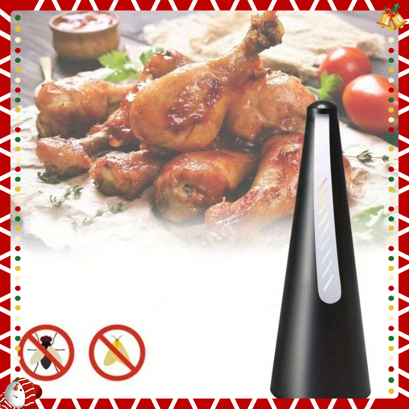 And Fly Repelling ! Soft Blade Silent Fan, Suitable For Dining Table, Kitchen, And Outdoor Use. Tabletop Fly Repellent Mini Fan, Silent And Safe With Soft