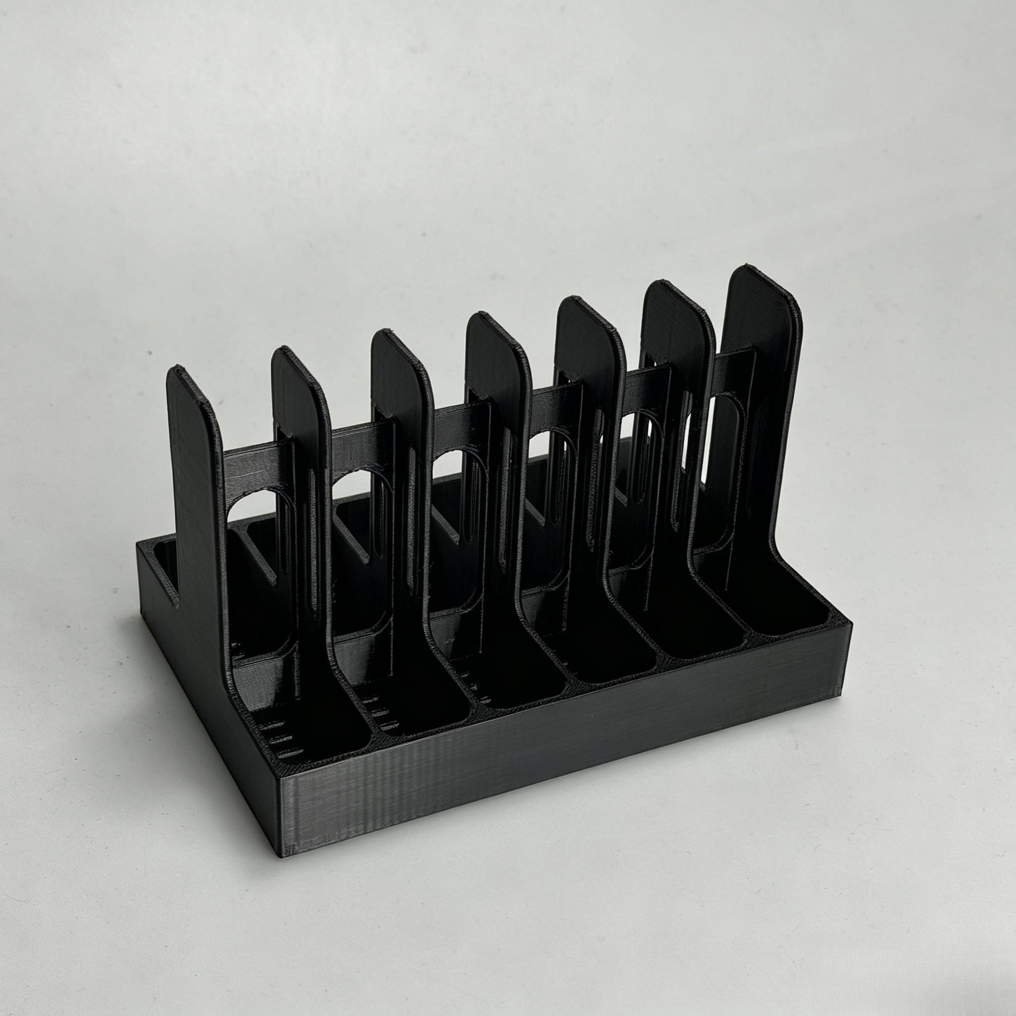 TEMU Pliers Storage Rack (6-slot Or 9-slot) - Desktop Hand Tool Storage Tray; Suitable For Garage Drawers, Electricians, Jewelry Making, And Hardware