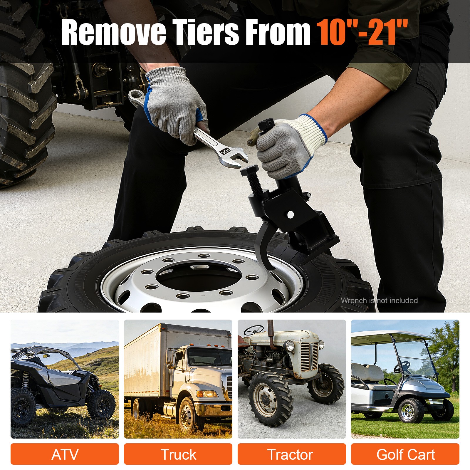TEMU Gdrasuya10 Manual Tire Bead Breaker For 10-21inch Tire Tool For Tire Replacement Bead Breaker