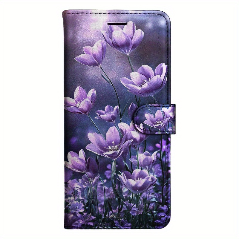 TEMU Crocus Flip Wallet Case Compatible With Models S8, S9, S10, A30s, A50s, Note 10, 20, A10s, A20s, A51, A71, S20, A11, A31, S21, A42, A12, M12,