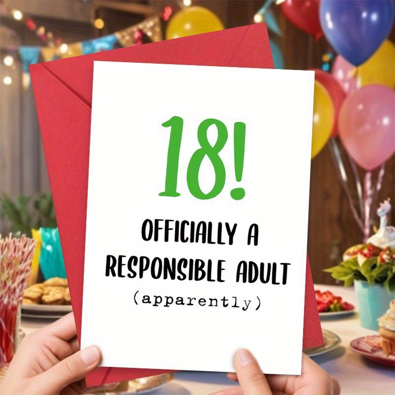 Happy Birthday to you Happy 18th Birthday sottobicchieri a forma di