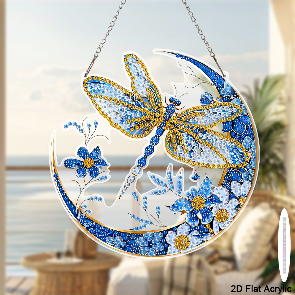 TEMU Ornement de mosaïque d'art dragon de , plat 2D, plan 2D, cadeau fait main créatif unique, décoration quotidienne et multifonctionnelle, convient