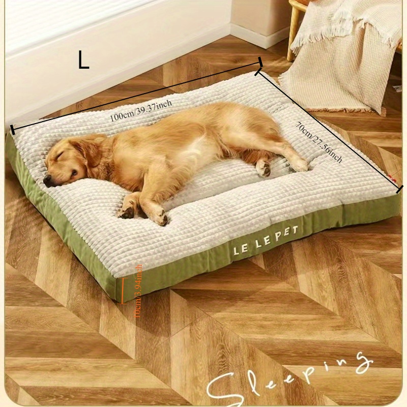 cozy   winter dog bed washable multi size   scheme removable     for large breeds soft polyester material   year round use Product details 5