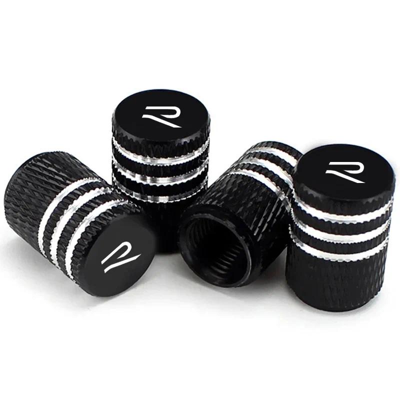 TEMU 4 pezzi/set Coprivite Valvola Ruota Auto per Volkswagen VW Nuovo R Emblem GOLF JETTA MK4 PASSAT Polo