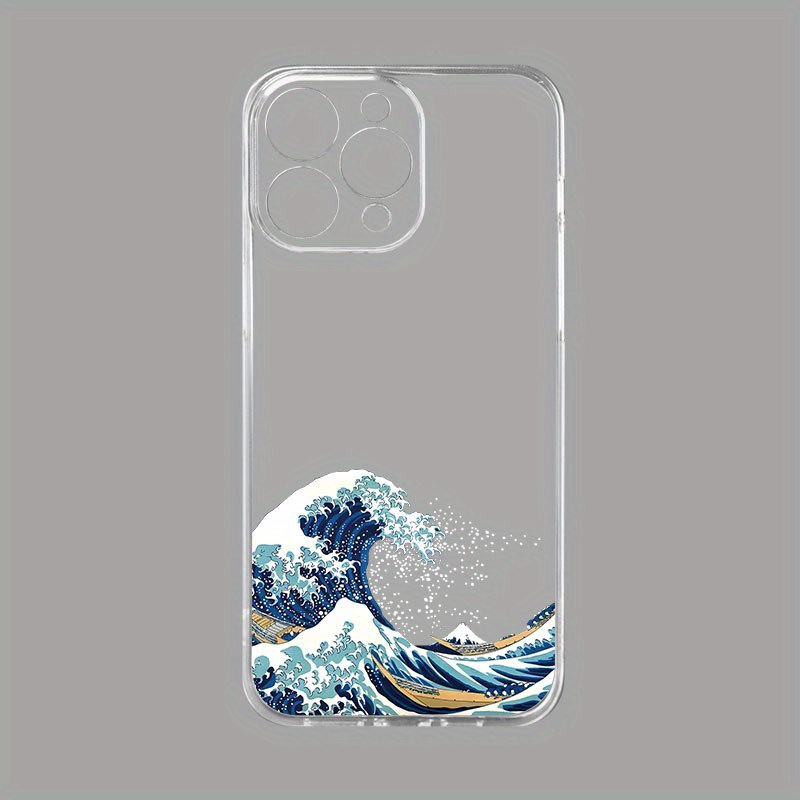 TEMU Phone Case: Transparent Pattern Uv Printing Phone Case For Iphone 16/ 16plus/ 16pro/ 16promax 13/ 13pro/ 13promax 12/ 12pro/ 12promax 11/ 11pro/