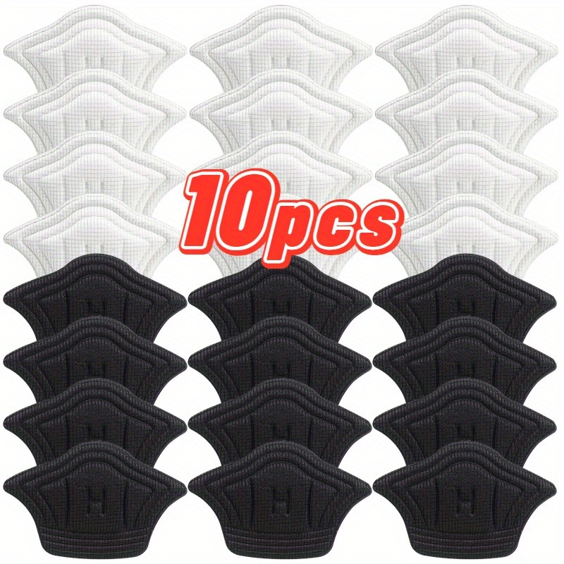 

4pcs/2paires, 10pcs/5paires Coussinets d'intérieur de chaussure de sport anti-usure, protège-pieds, autocollant arrière