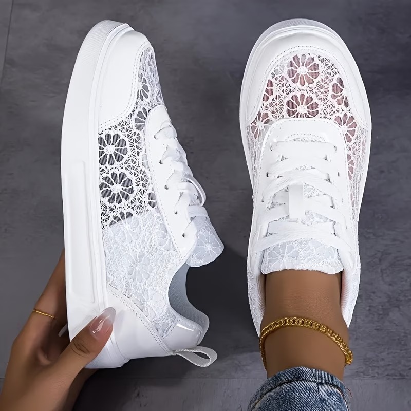 E-shop Atmungsaktive Low-Top Damen Freizeit Sportschuhe - Geeignet zum Laufen, Spazierengehen und Training, 2 Farben, Leichte rutschfeste Plus Size