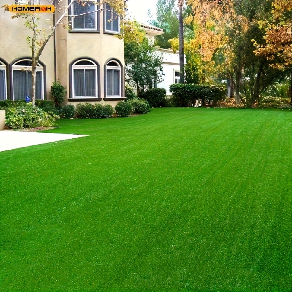 1 roll large anti uv luxurious outdoor artificial turf mat durable plastic material pet friendly faux grass mat suitable for indoor and outdoor high end faux lawn decor shooting carpet