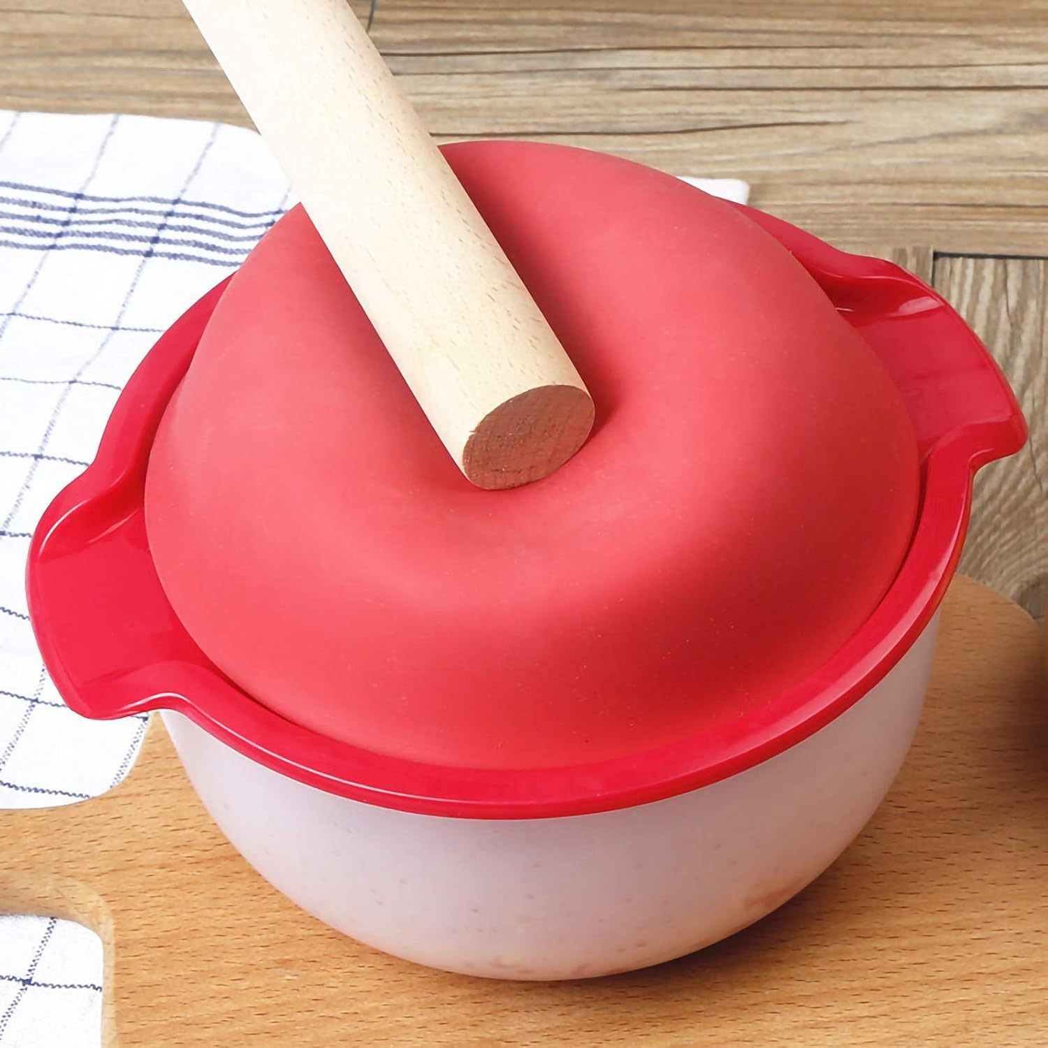 Silicone Pomegranate Peeler and Bowl Set, Food-Safe Plastic Pomegranate Deseeder, Easy Arils Removal Tool for Kitchen Use