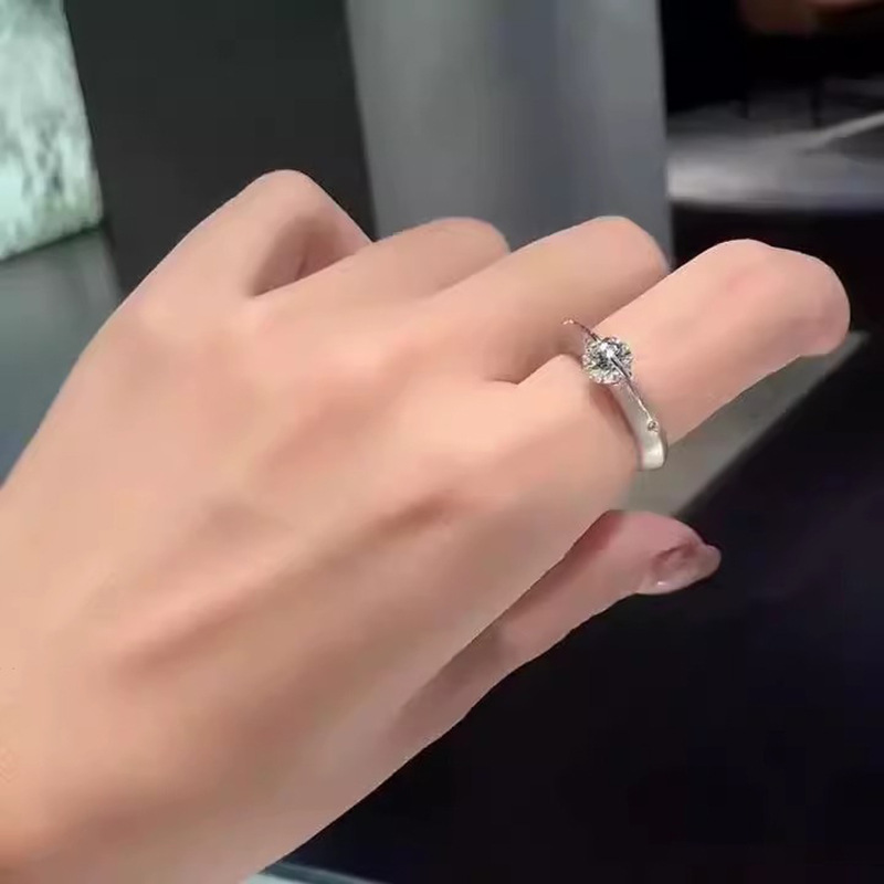 1pc rotatable ring for women adjustable stainless steel band with sparkling cubic zirconia vintage elegant design for daily wear gift   year round versatile accessory gift for her sophisticated style durable jewelry Product details 4