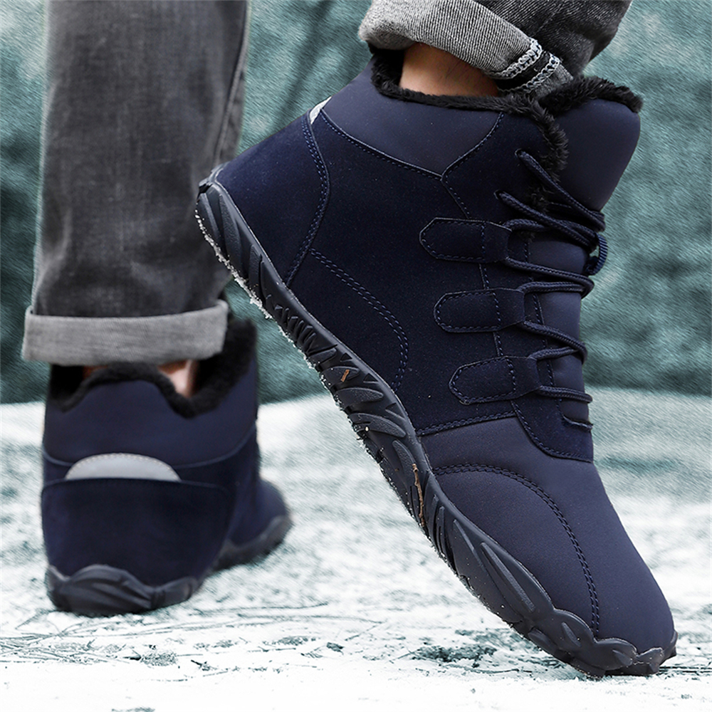 Men's & Women's Five Toe Winter Snow Boots with Plush Lining