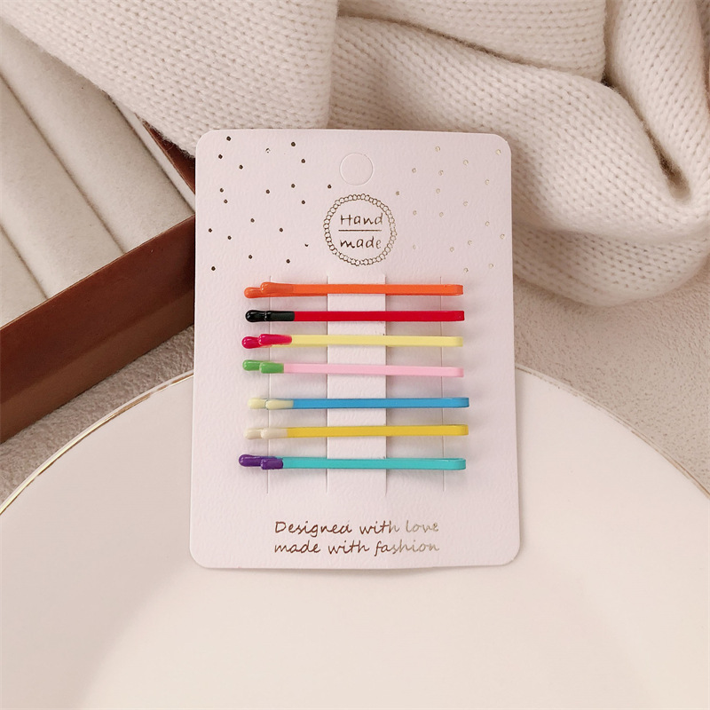 Korean-style Minimalist Girly Colorful Hair Clips, Side Bangs Hair Clips, Multi-functional Hair Clips, Hair Accessories.