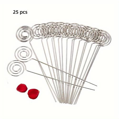 25 stuks metalen foto clip zilverkleurige metalen clip kaart notitie houder metalen clip taart toevoegingen
