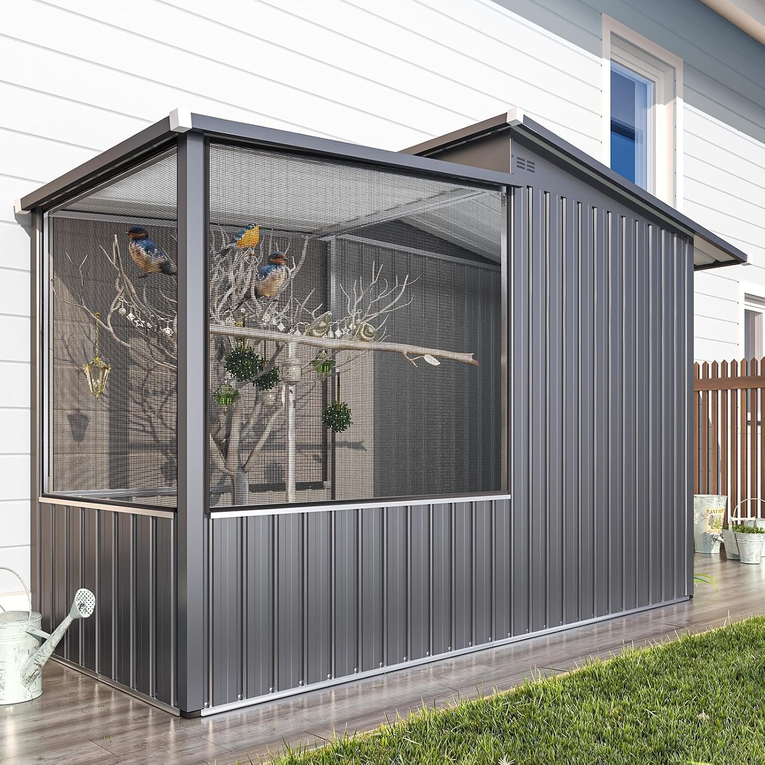 metal shed sold on Temu United States