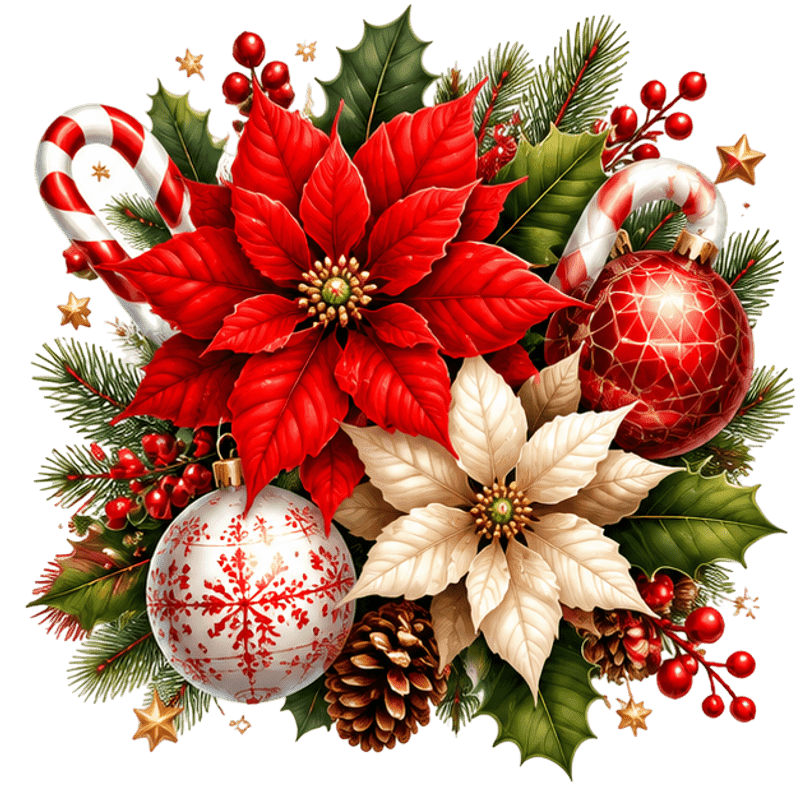 TEMU 2d Flat Pattern Stickers, Christmas Decoration Static Cling, Window Decals, Glass Stickers, Window Stickers, Christmas Red Flower Ball Pine Cone