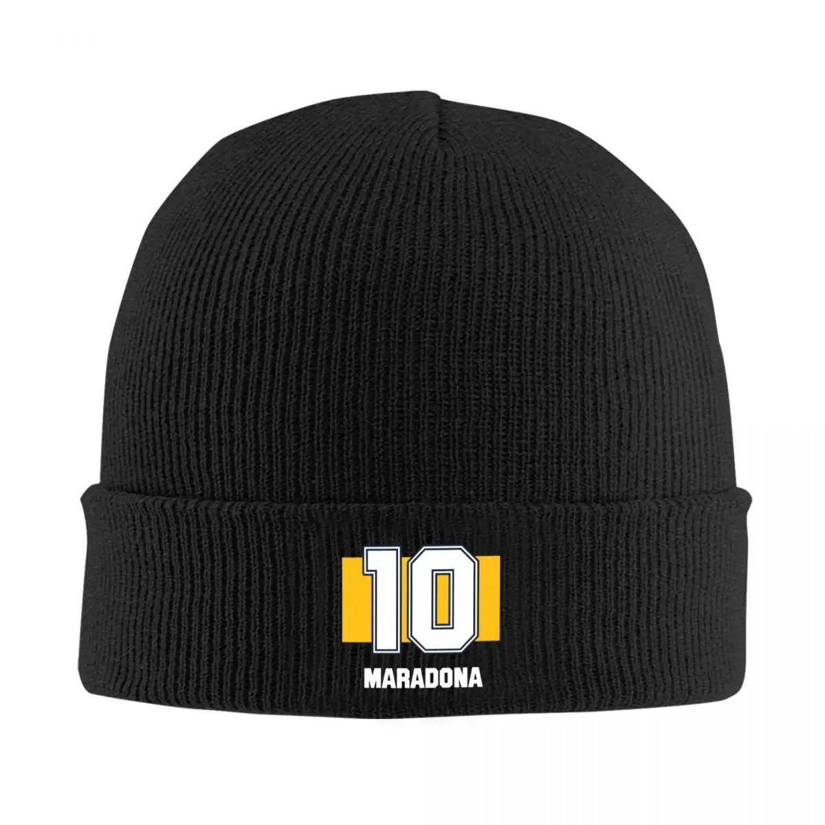 

Maradona 10 Rip Knitted Caps For Women Men Beanie Hats Acrylic Armando Maradona Argentina Football Legend Crochet Caps, Without Battery