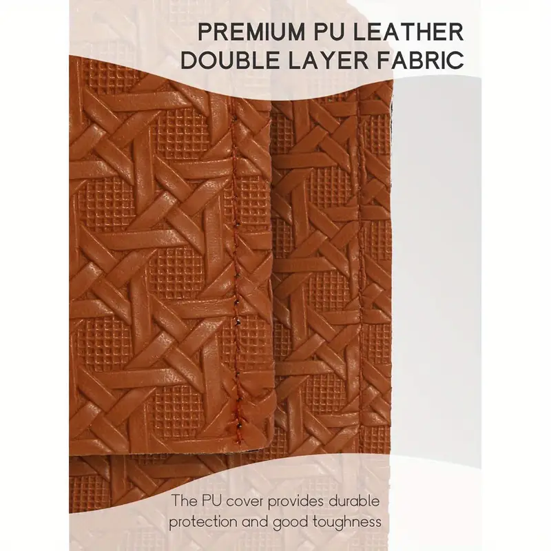 elegant square tissue box cover with textured pattern 5 x5 x5 camel design durable plastic bathroom organizer for tissues toiletries cosmetics toiletry storage decorative holder sturdy construction Product details 6