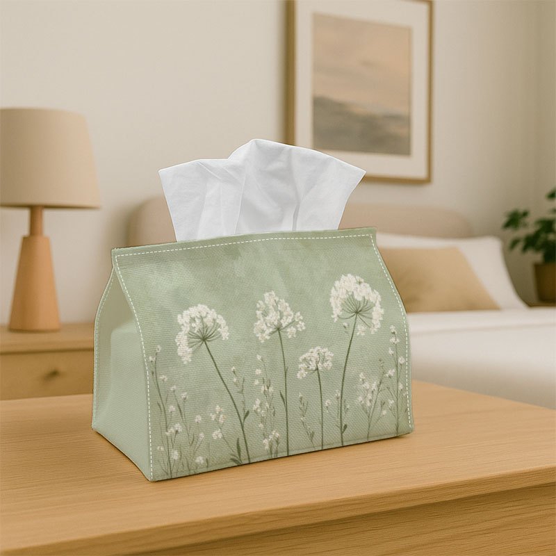 TEMU 1 Boîte à mouchoirs décorative moderne et minimaliste avec motif de - Convient , les fêtes, , les cuisines et les de bains - Porte-mouchoirs ,