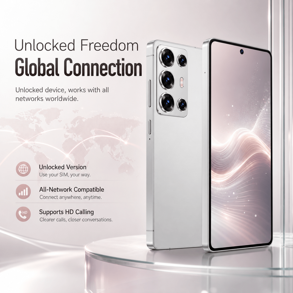 6 8 inch   screen unlocked   phone 4 64gb   support facial recognition   screen protector earphones daily use Product details 2