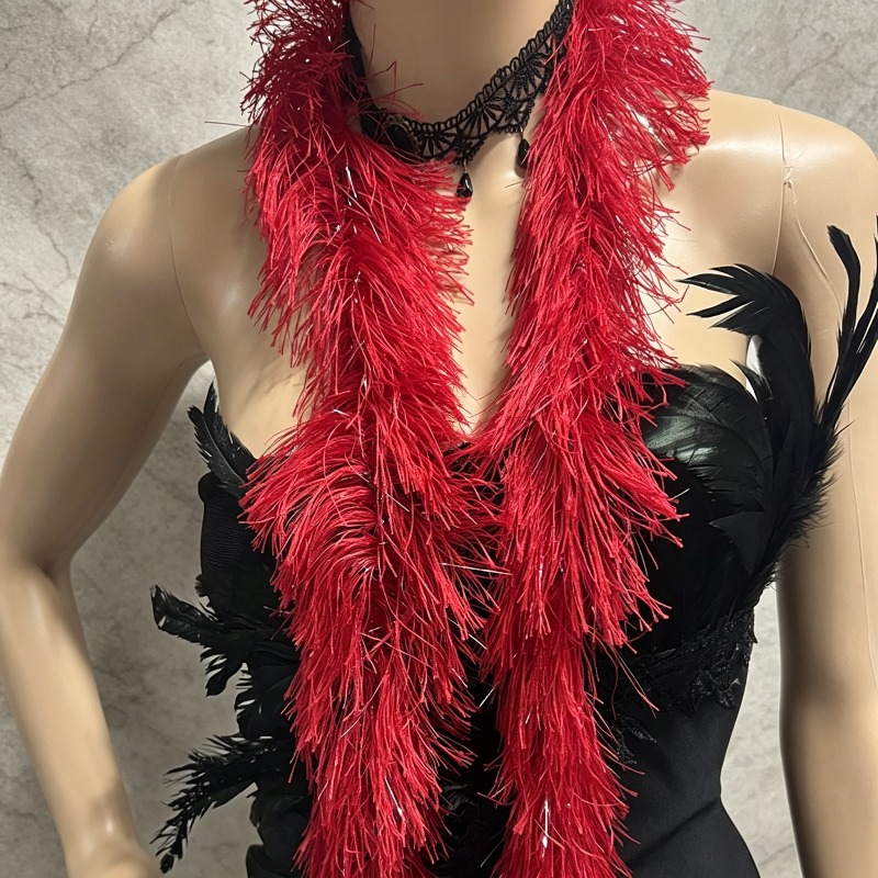 Artificial Feather Boa, Thick Decorative Soft for Dance Performances