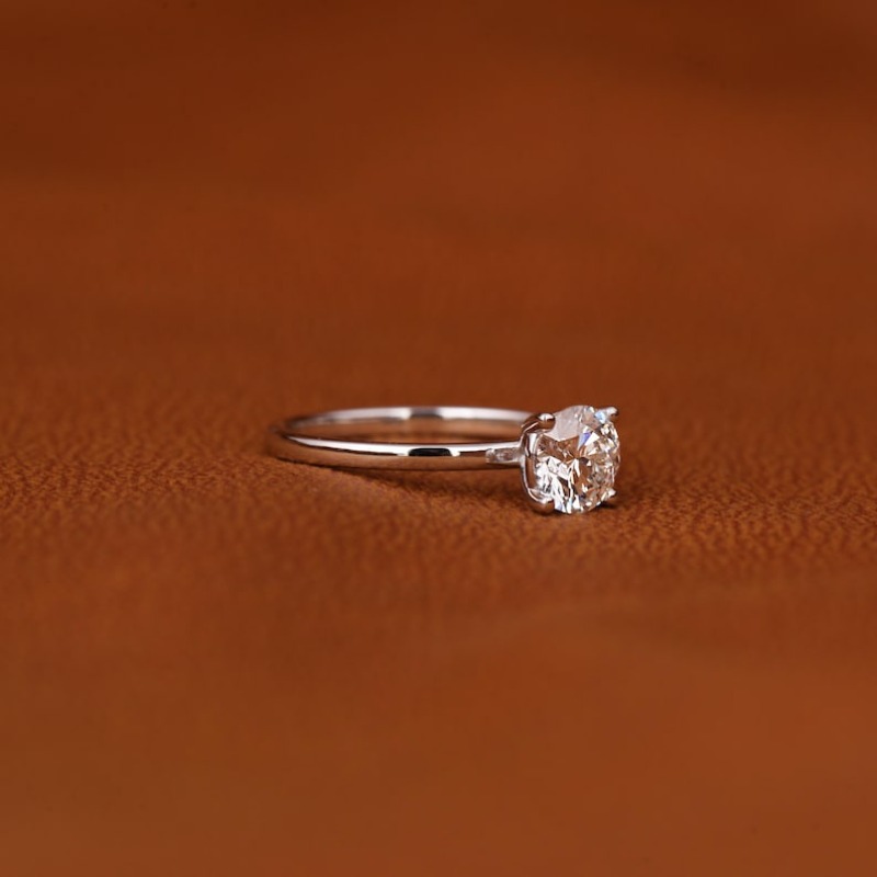1 Carat Lab Grown Ring, Elegant Design