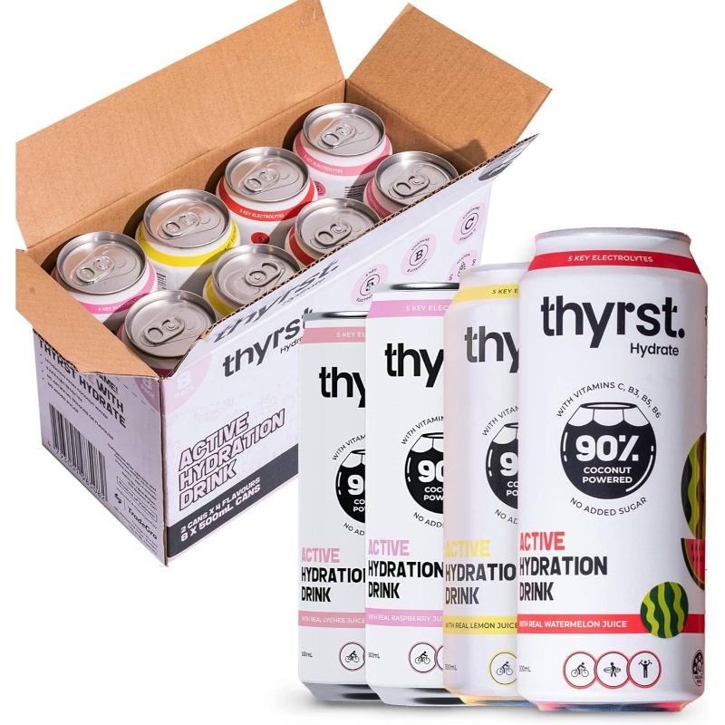 Active Hydration Drink u2013 Assorted 500mLx8 - 90% Coconut+ 9.7% Real Fruit 5 Electrolytes+ Vitamins C, B3, B5, B6 Natural Energy Drink - No Added Sugar, Workout Hydration, Gym Hydration, Refreshing Taste, Coconut Flavor, Vitaminrich Formula - Image 4
