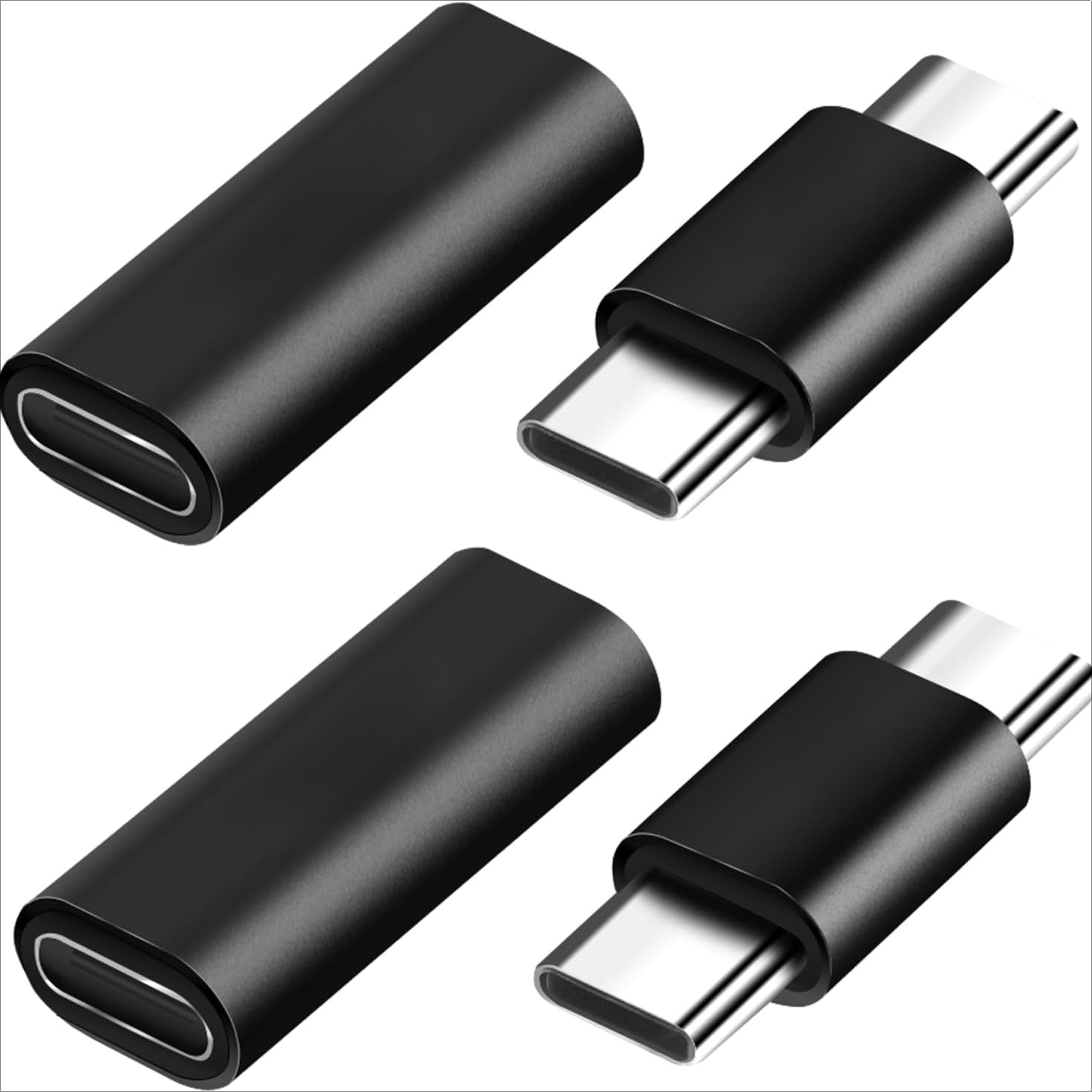 

4 Usb C Adapter, C Male To Male, Female To Female, Male To Female Adapter For Macbook, Switch, For Thunderbolt3, Tablet, Samsung , Usw