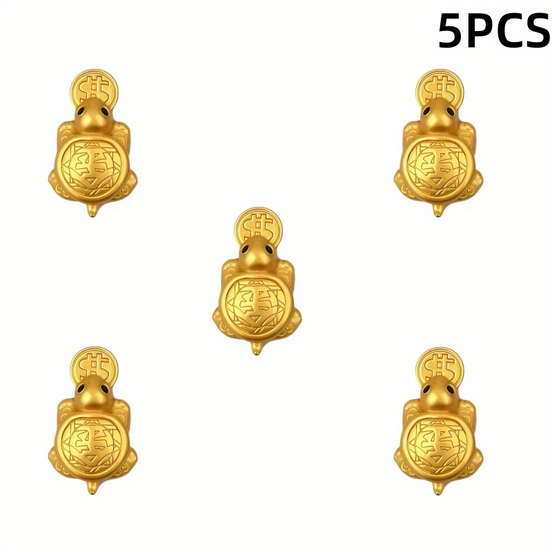 1/2/5/10pcs Compact Amulets - Symbol Of Wealth, Shui Decor For , Suitable For Daily Display, , Luxurious | Golden Tassels