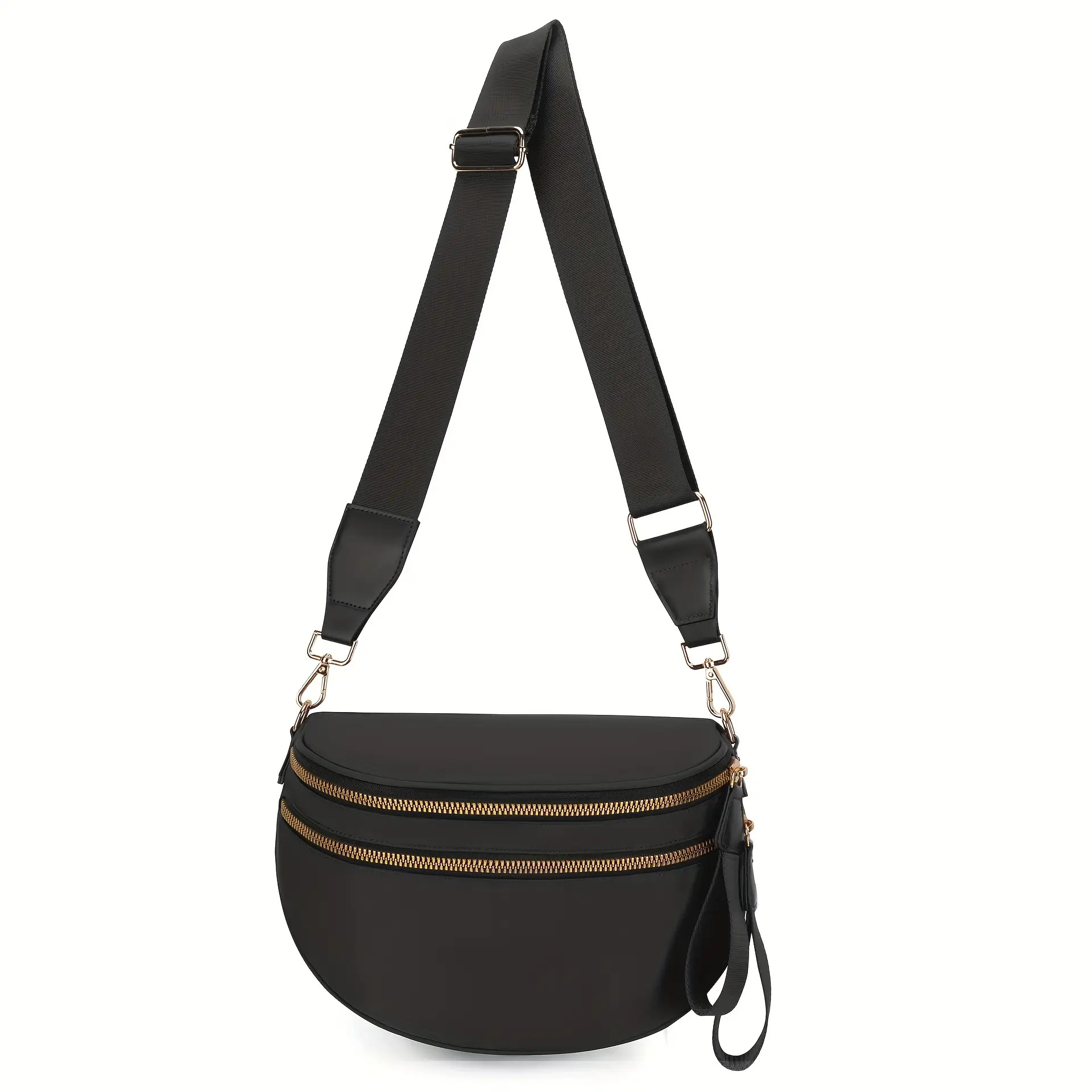 TEMU Women's Crossbody Bag- Print Multi- Crossbody Bag, Large-capacity Versatile Shell-style Trendy Chest Bag With Adjustable Shoulder Strap, Ideal