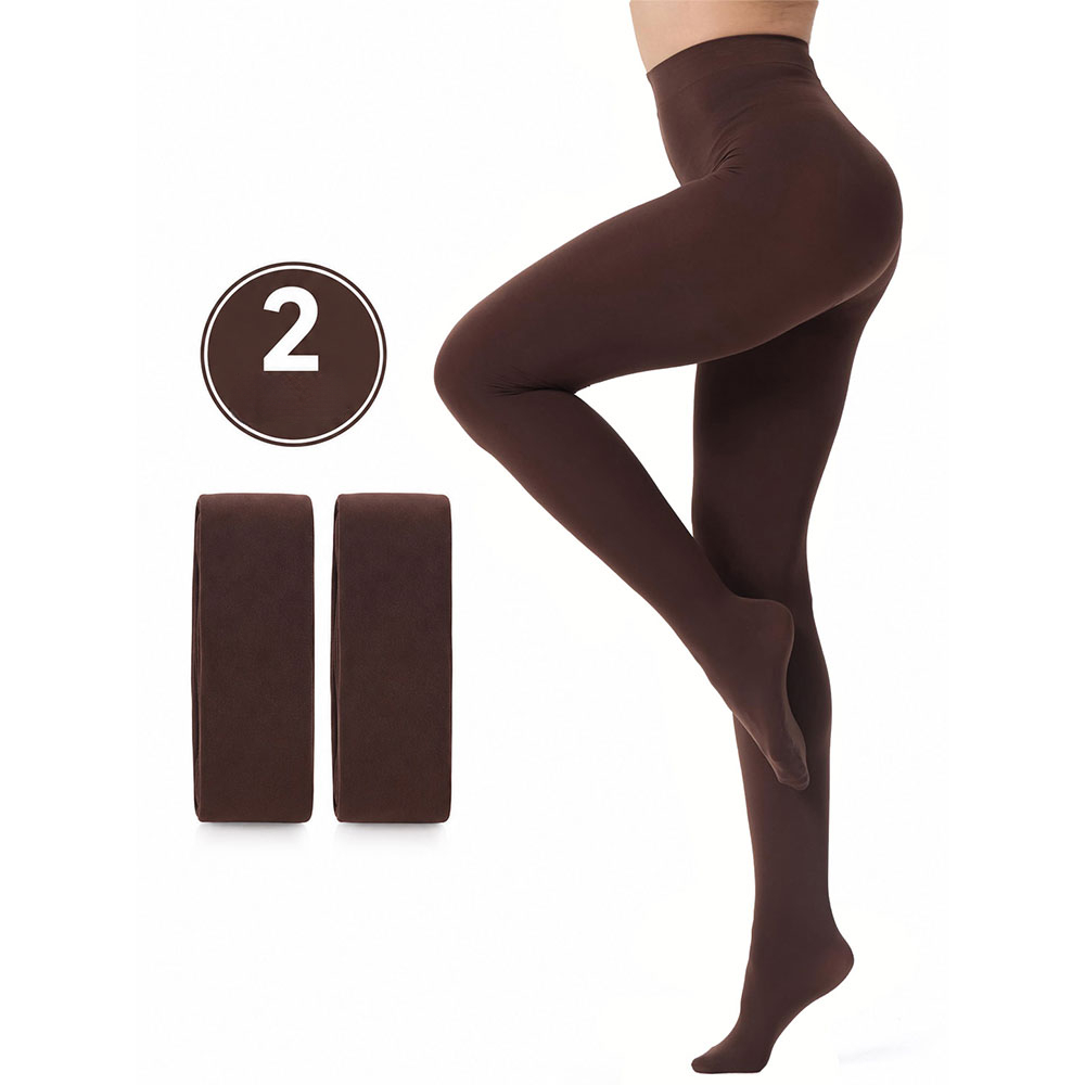 TEMU Women's High-waist Opaque Pantyhose, Soft And Elastic Full Coverage Pantyhose, Casual Compression Pantyhose, Suitable For Daily Wear And Office