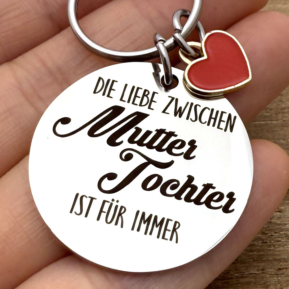 Image of Mothers Day Mom Gifts Engraved Mother's Day Keychain - Mother's Day Birthday Christmas Gifts