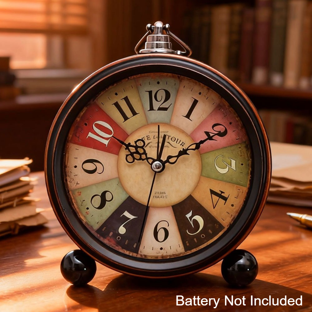 TEMU A Stylish Retro Clock With A , Perfect As A Light And Alarm Clock, Ideal For Gifting On Occasions Like Birthdays, Graduations, Christmas, New