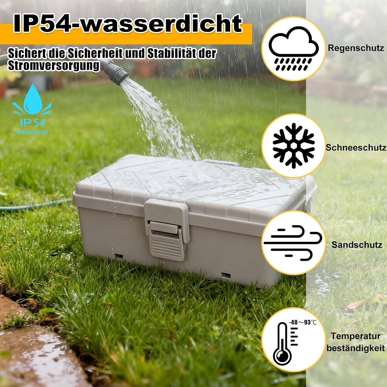 Medium Outdoor Electrical Box Weatherproof Connection Box