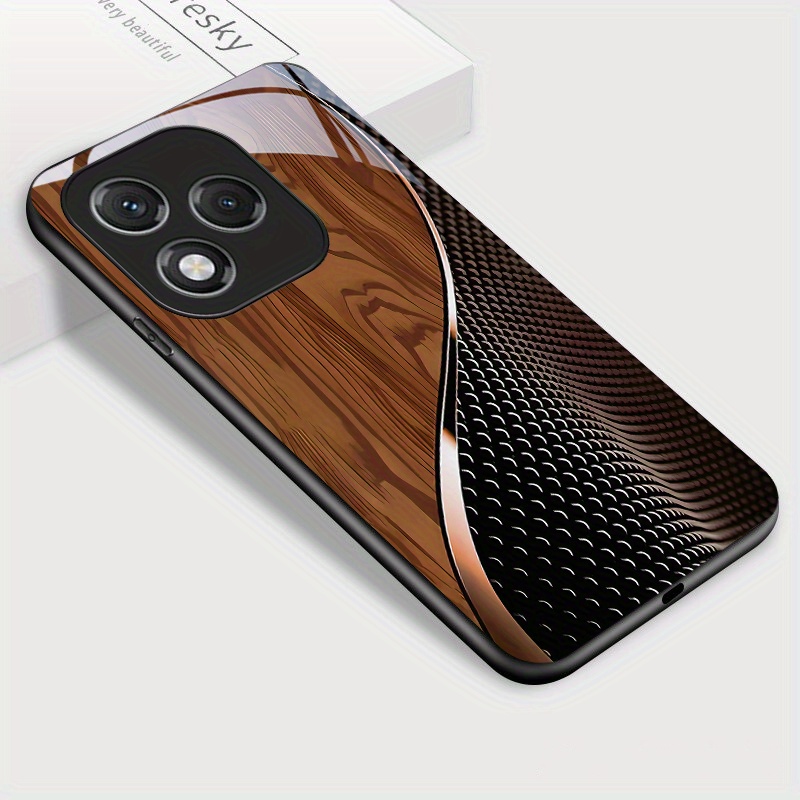 TEMU Custodia per Honor 400 Lite e Honor 400, Design Elegante con Finitura in Vetro Temperato Antishock, Dispositivo, Accessorio Mobile Stiloso a UV