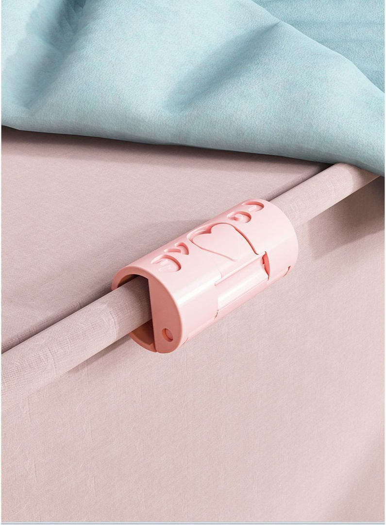 24pcs love themed polypropylene comforter sheet holders non slip invisible safety clips no punch stick fasteners spot clean mixed colors for home and dorm use details 2